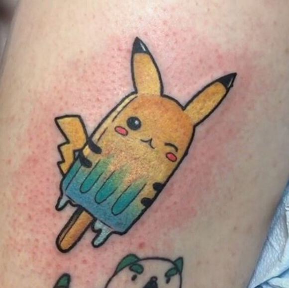 Anime Pikachu Tattoos