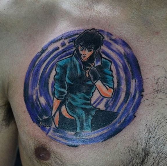 Anime Tattoos On Chest
