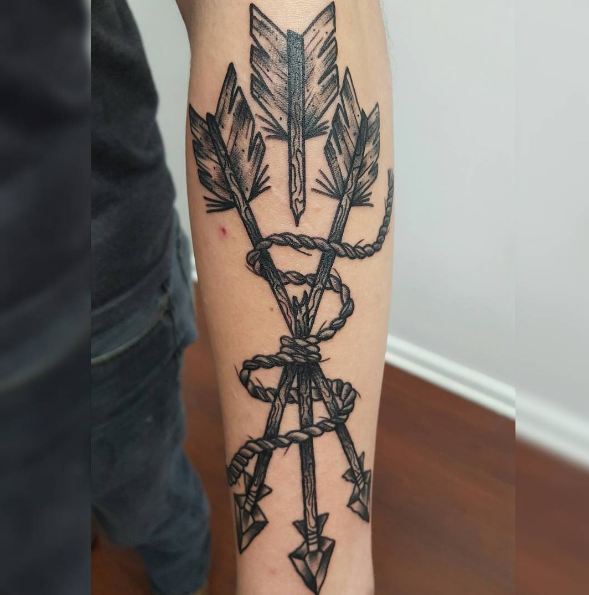 50+ Bow and Arrow Tattoos For Men (2023) *Unique Designs With Meanings*