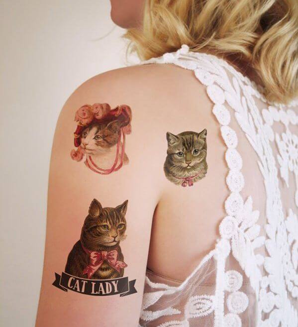 Cat Sleeve Tattoo