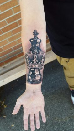 220+ Chess Tattoos Designs (2022) Pieces of King, Queen, Board