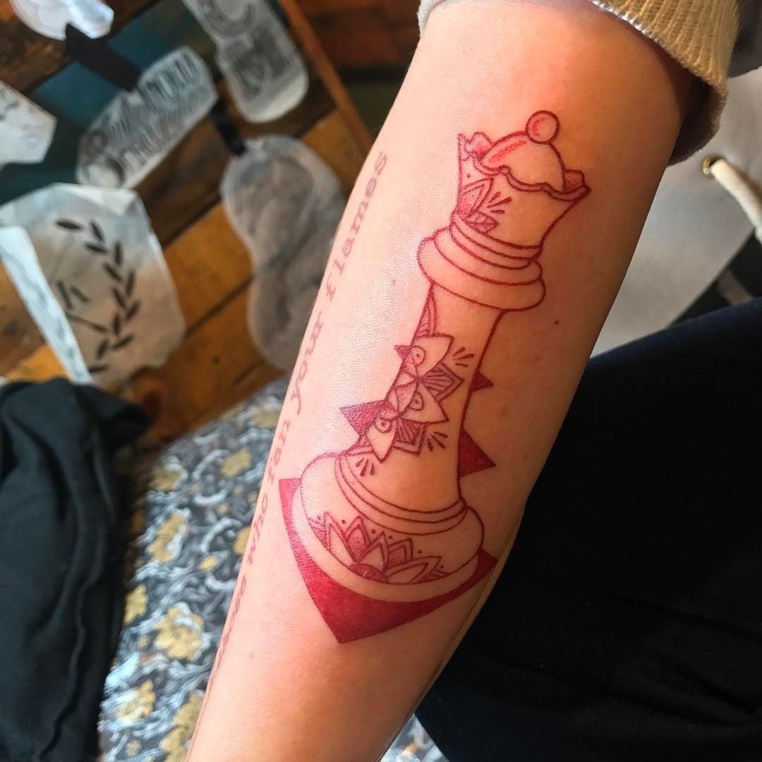 220+ Chess Tattoos Designs (2022) Pieces of King, Queen, Board