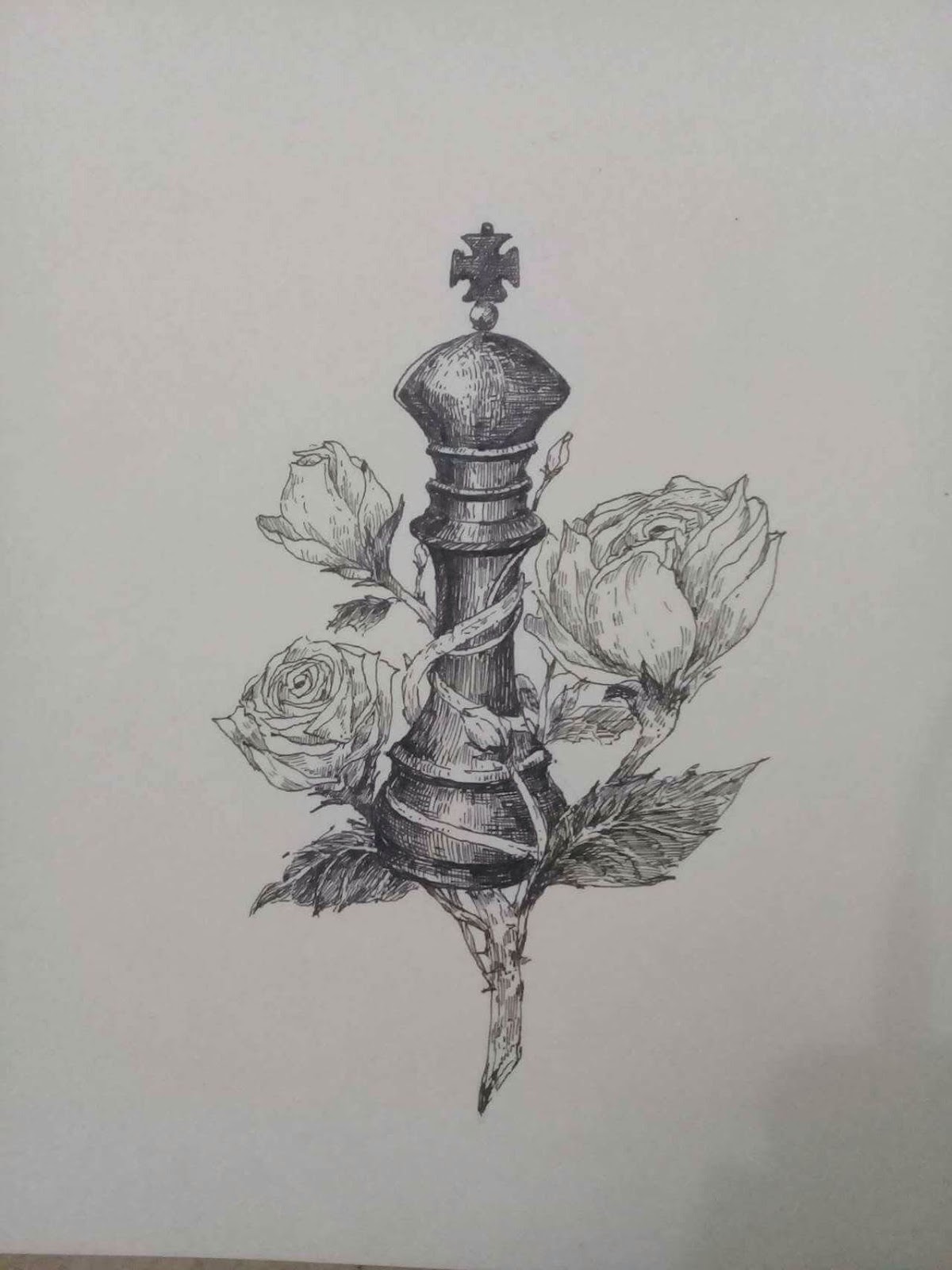 220+ Chess Tattoos Designs (2022) Pieces of King, Queen, Board