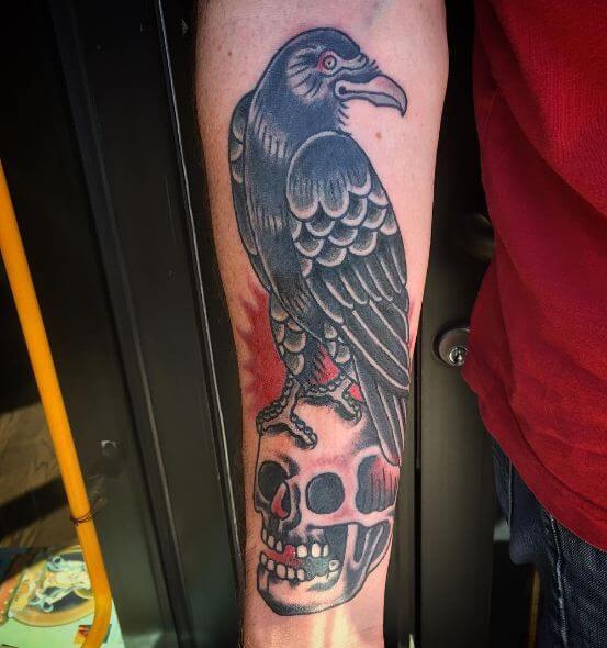 Cool Crow Tattoos