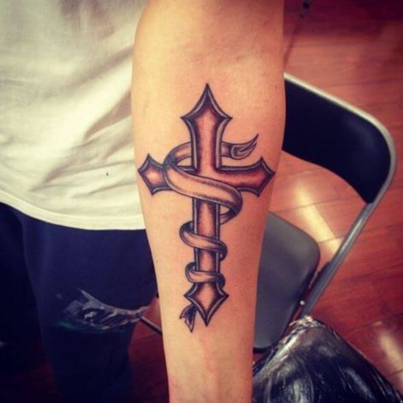 Cross Tattoos For Men On Arm