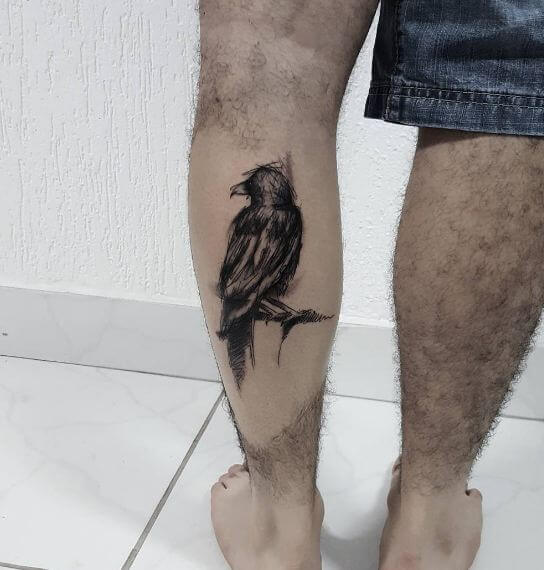 Crow Tattoos On Claf
