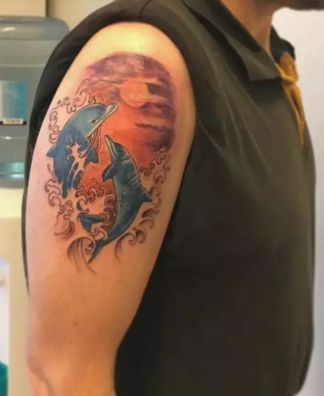 Dolphin Half Sleeve Tattoos