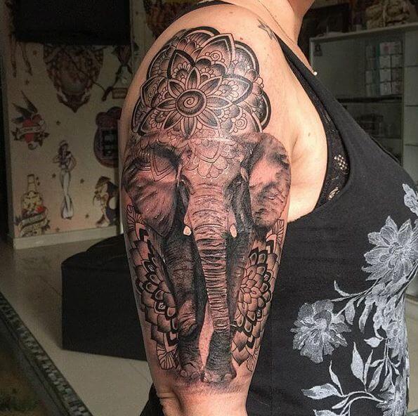 Elephant Eye Tattoo