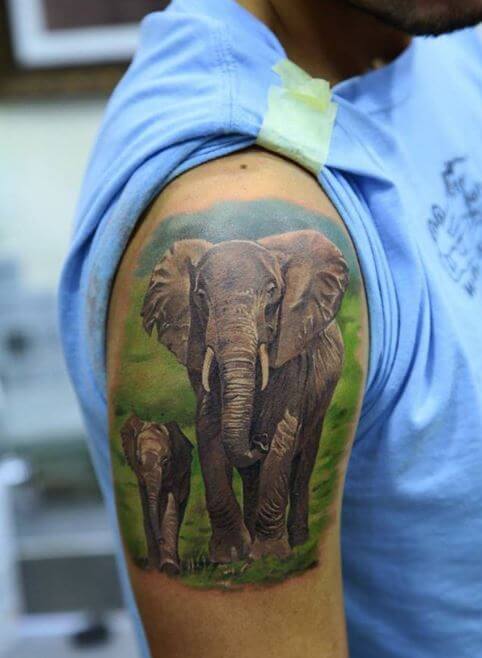Elephant God Tattoos