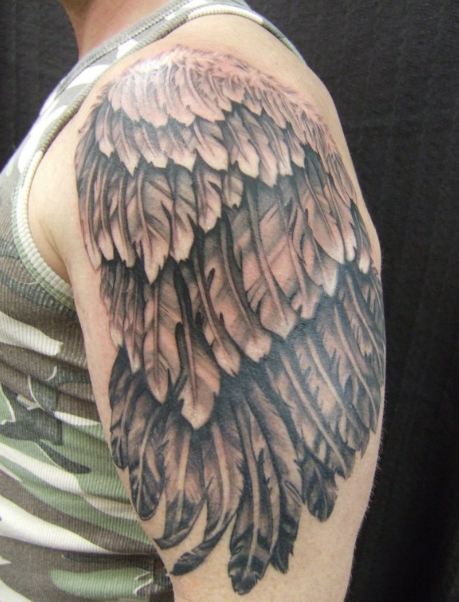 Feather Half Sleeve Tattoos