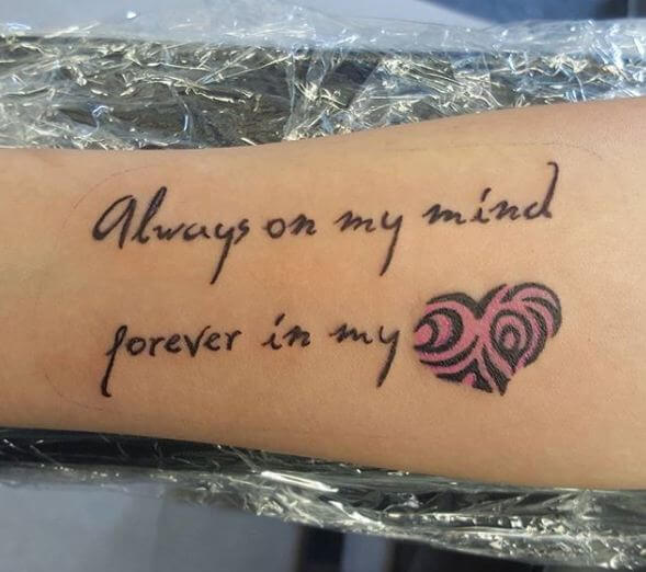 Forever In My Heart Tattoos