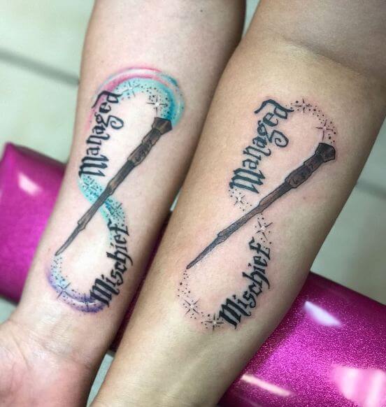 Harry Potter Couple Tattoos