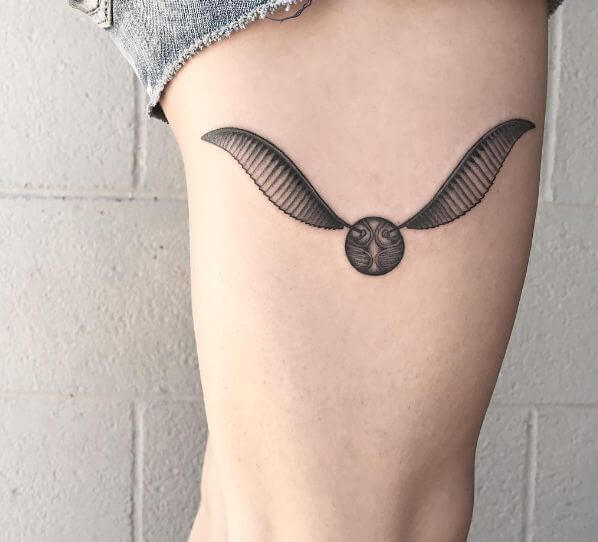 Harry Potter Snitch Tattoos