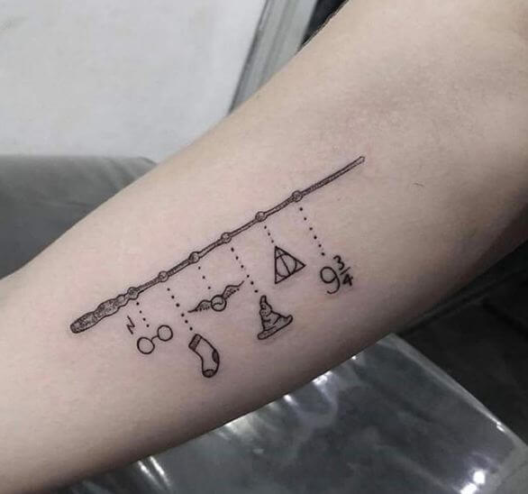 Harry Potter Symbols Tattoos