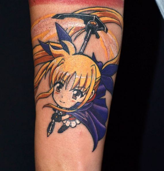 Japanese Anime Tattoos