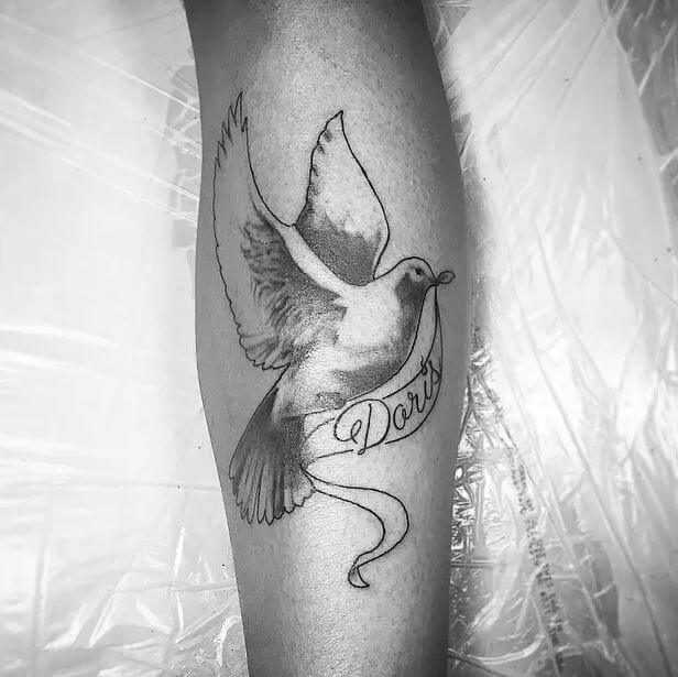 Kissing Dove Tattoos