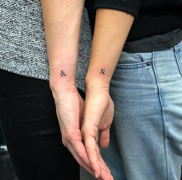 Matching Wrist Tattoos