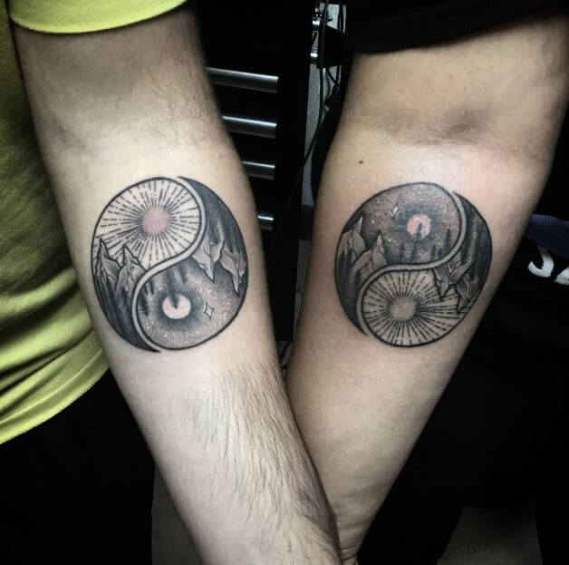 Matching Yin Yang Tattoos