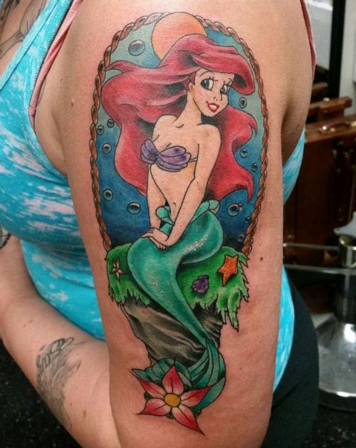 Mermaid Half Sleeve Tattoos