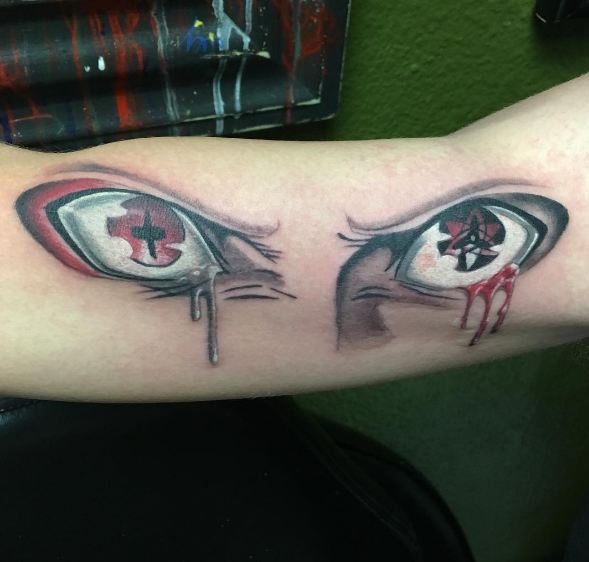 Naruto Eye Anime Tattoos