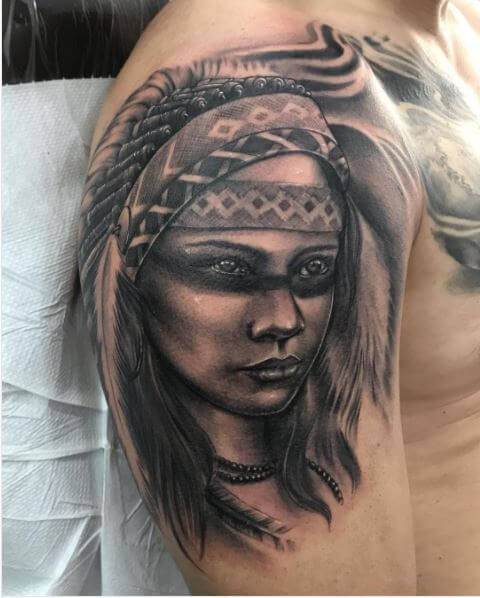 Native American Tattoo Sleeve