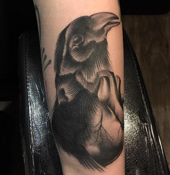 New Crow Tattoos