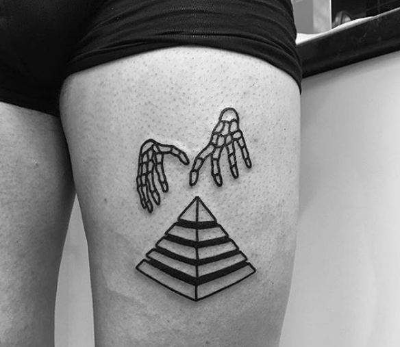 Pyramid Tattoos For Girls