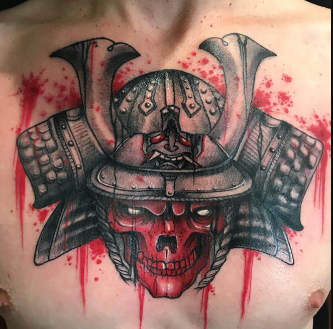 Samurai Helmet Tattoo