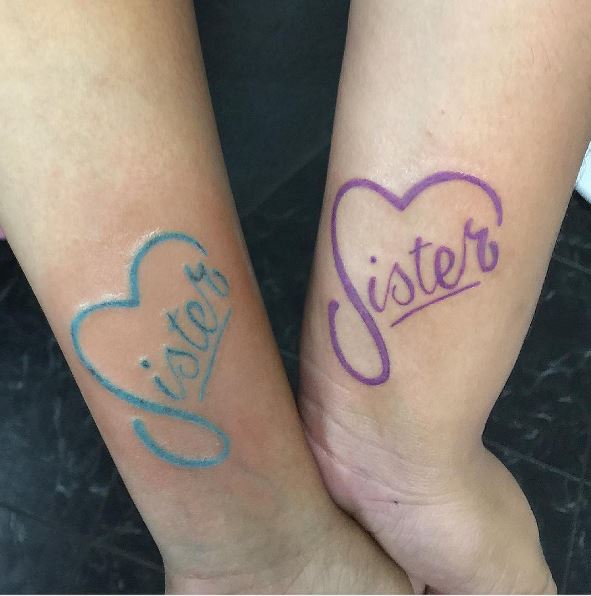 Simple Sister Tattoos