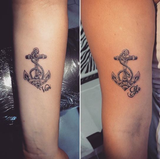 Sister Anchor Tattoos