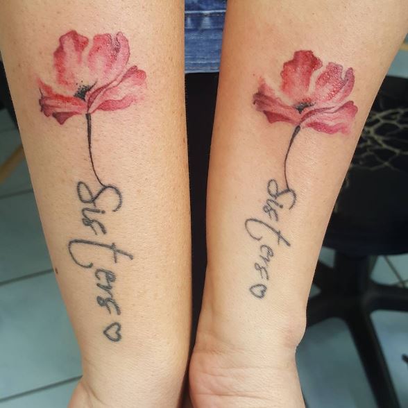 Sister Flower Tattoos