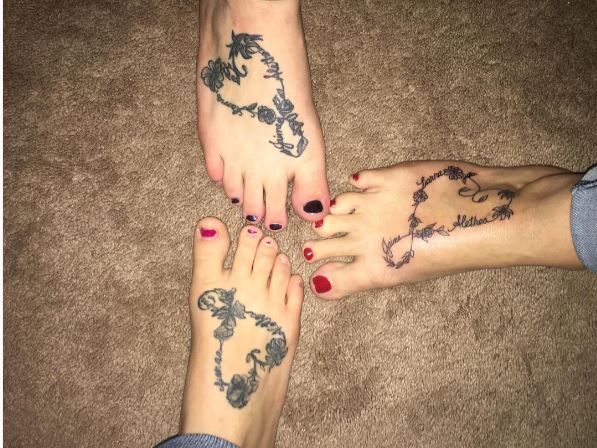 Sister Foot Tattoos