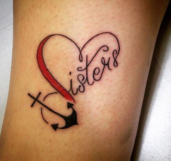 Sister Heart Tattoos
