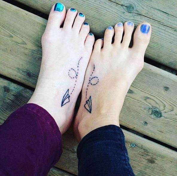 Sister Tattoos On Feet