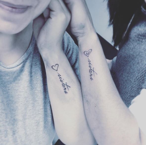 Sister Wrist Tattoos