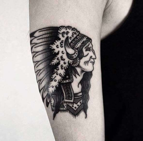 Small Native American Tattoos