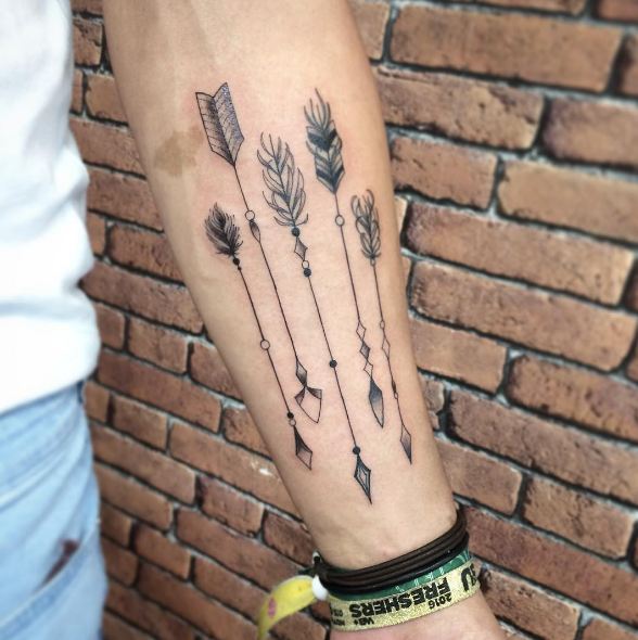 Stylish Arrow Tattoos Designs