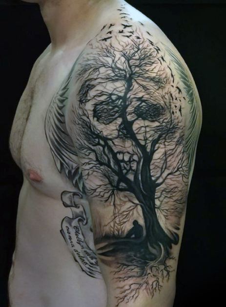 Tree Half Sleeve Tattoos