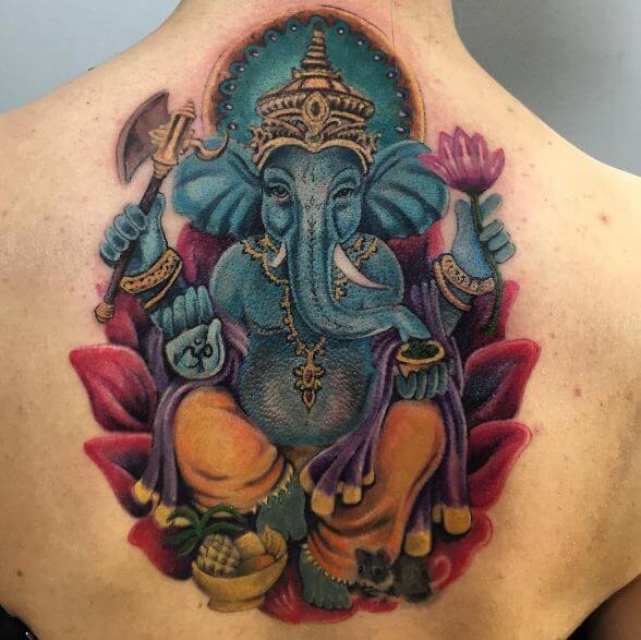 Ganesha Tattoos For Girls