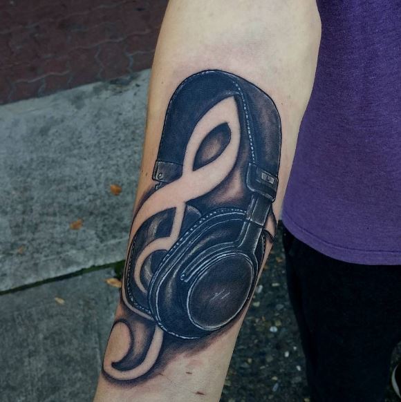 Music Tattoo On Arm 38