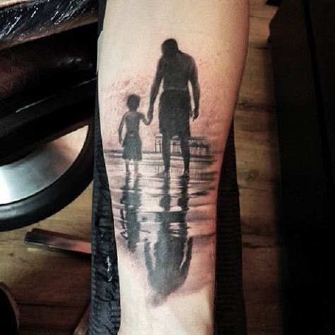 150+ Cool Father Son Tattoos Ideas (2023) Symbols, Quotes & Baby Designs  for Dads