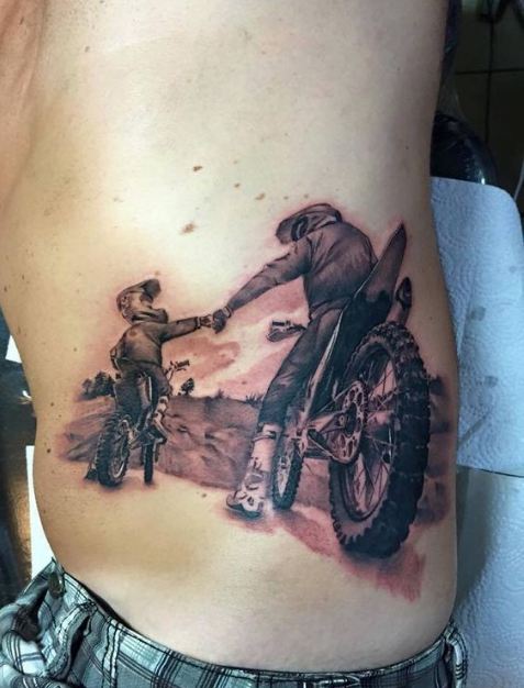 Biker Father Son Tattoos