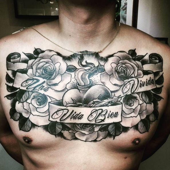 Chest Cover Up Tattoos