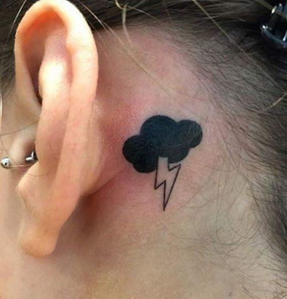 Cloud Ear Tattoos