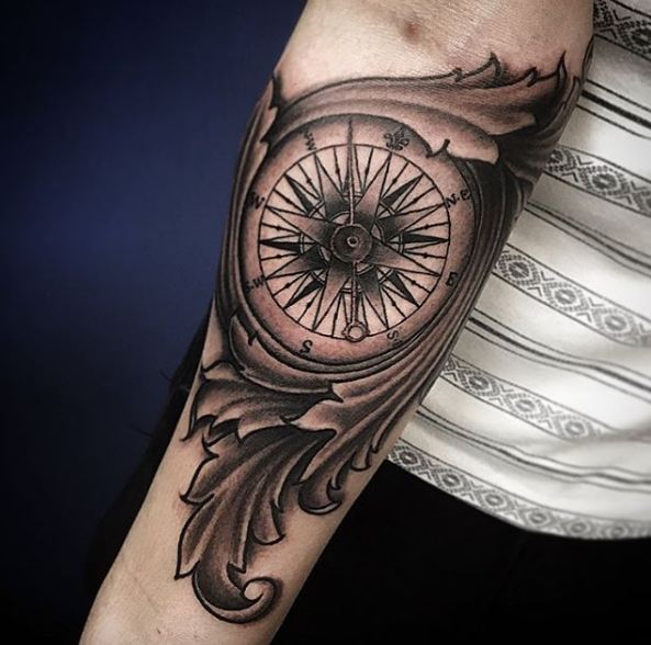 Compass Tattoo Ideas