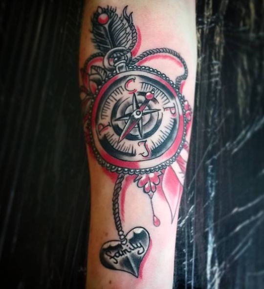 Compass Tattoos Designs