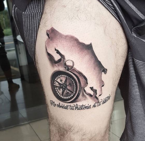 Compass Tattoos With Quotes