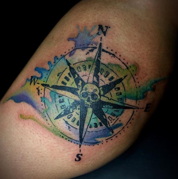 Cool Compass Tattoos