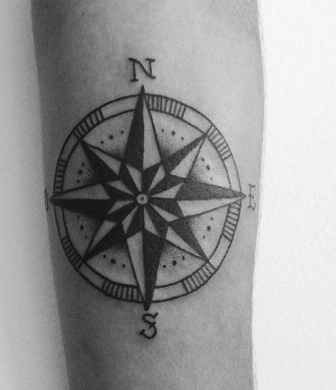 Cute Compass Tattoos