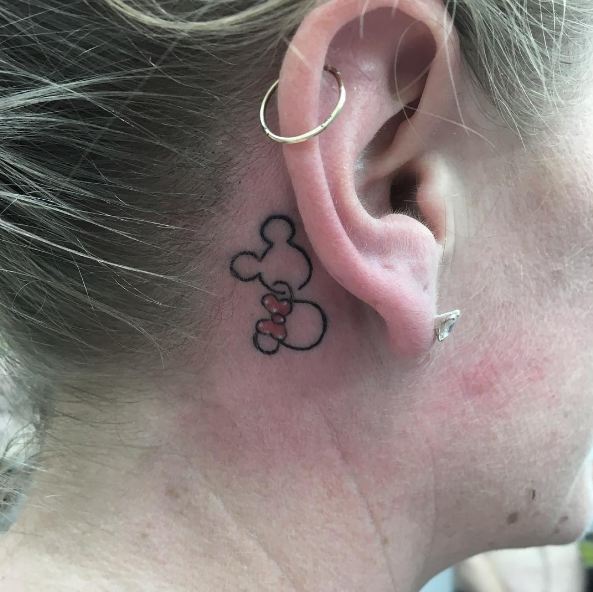 Disney Ear Tattoos Ideas